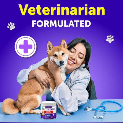 Dog Multivitamin Chewable with Glucosamine 20 in 1 Dog Vitamins And