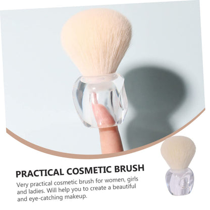 Loose Powder Brush for Women Fluffy Synthetic Hair Blush Brush for Blending Setting Makeup for Daily Use Travel Great for Valentine Day Mother Day