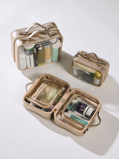 Large Clear Cosmetics Case