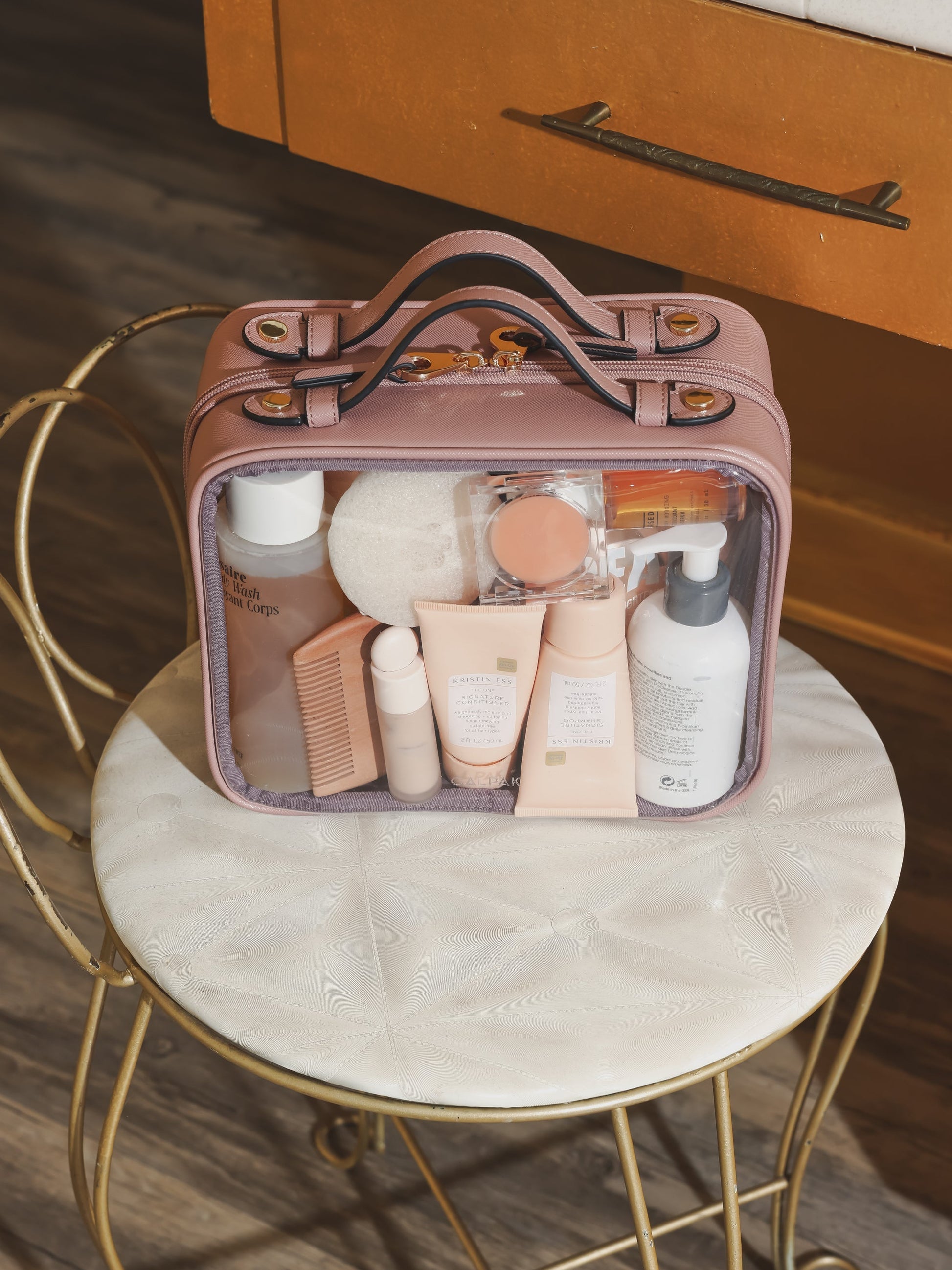 Medium Clear Cosmetics Case