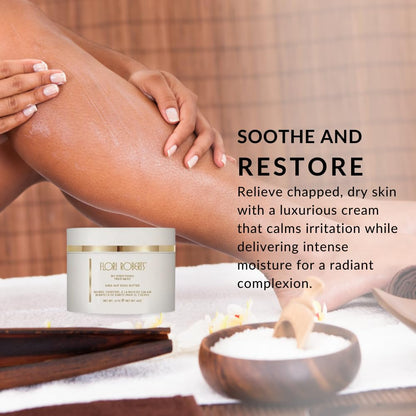 Shea Nut Body Butter, Premium Moisturizer for Rough Dry Skin, Nourishing Body Cream for Women of Color or Darker Skin Tones, 8 Oz
