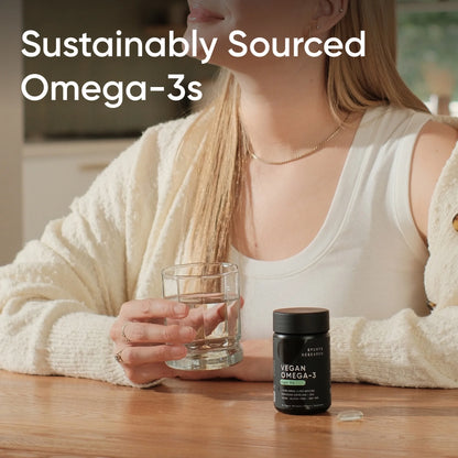 ® Highest Levels of Vegan Omega 3 DHA & EPA Softgel Fatty Acids (Carrageenan Free)
