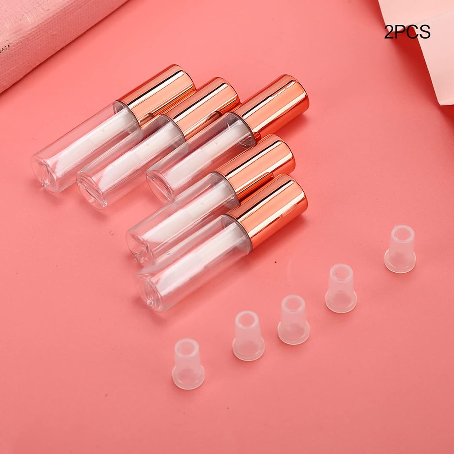 10Pcs Empty Lip Gloss Tubes Containers , Lip Gloss Tubes , Empty Lip Gloss Tubes , Clear Mini Refillable Lip Balm Bottles and Transfer Pipettes for Lip Samples Travel Split Charging Personally Constructed Makeup