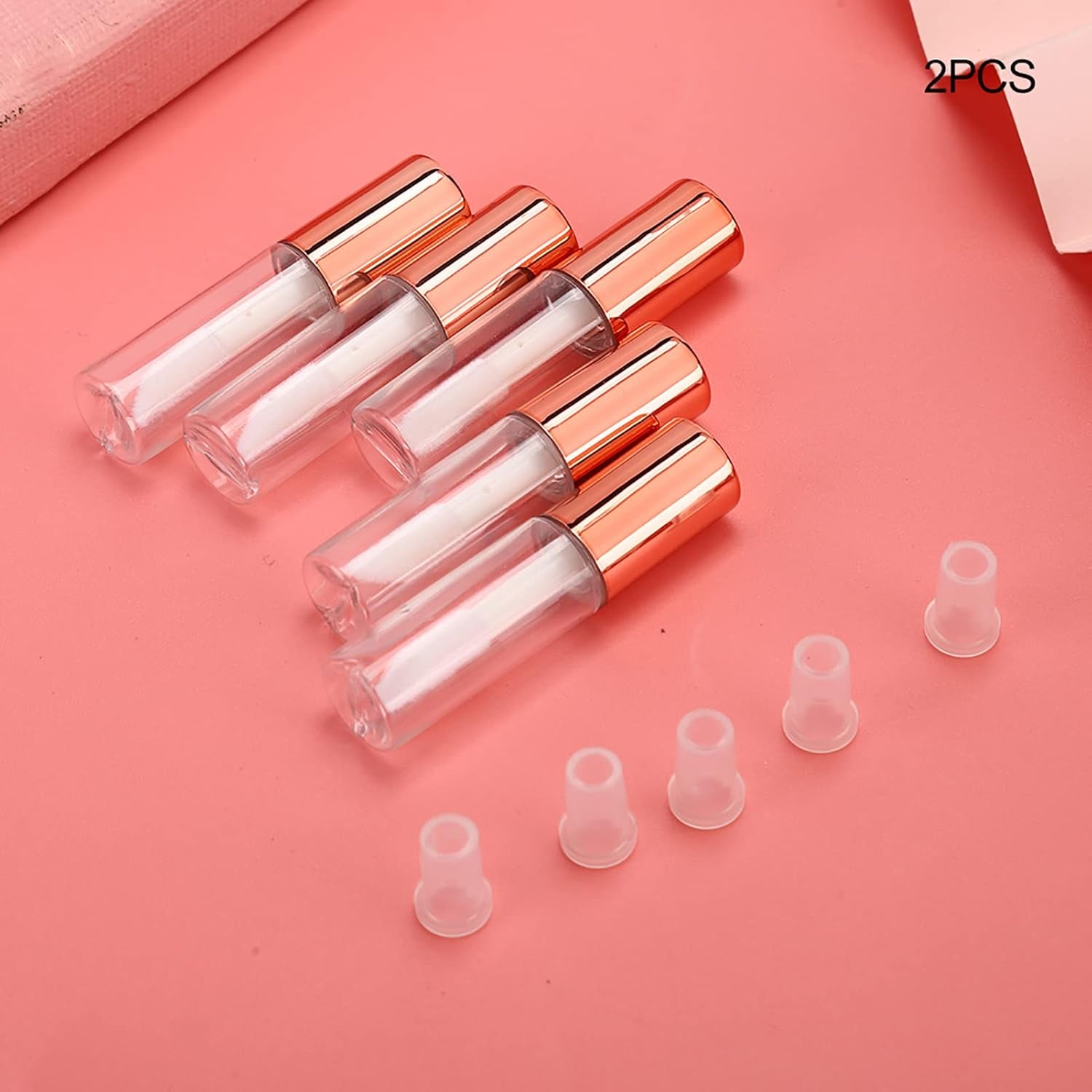 10Pcs Empty Lip Gloss Tubes Containers , Lip Gloss Tubes , Empty Lip Gloss Tubes , Clear Mini Refillable Lip Balm Bottles and Transfer Pipettes for Lip Samples Travel Split Charging Personally Constructed Makeup