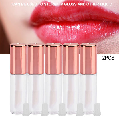 10Pcs Empty Lip Gloss Tubes Containers , Lip Gloss Tubes , Empty Lip Gloss Tubes , Clear Mini Refillable Lip Balm Bottles and Transfer Pipettes for Lip Samples Travel Split Charging Personally Constructed Makeup
