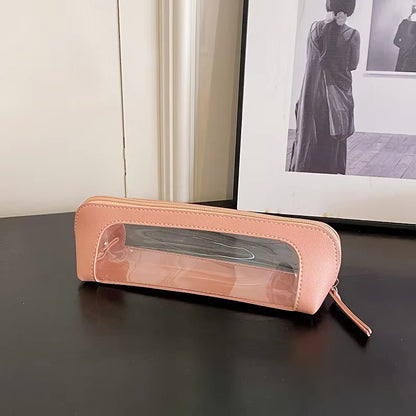 Cosmetic Bag Makeup Brush Storage Bag Portable Travel Wash Toiletries Organizer PVC Portable Small Beauty Case Wash Bag Pouch