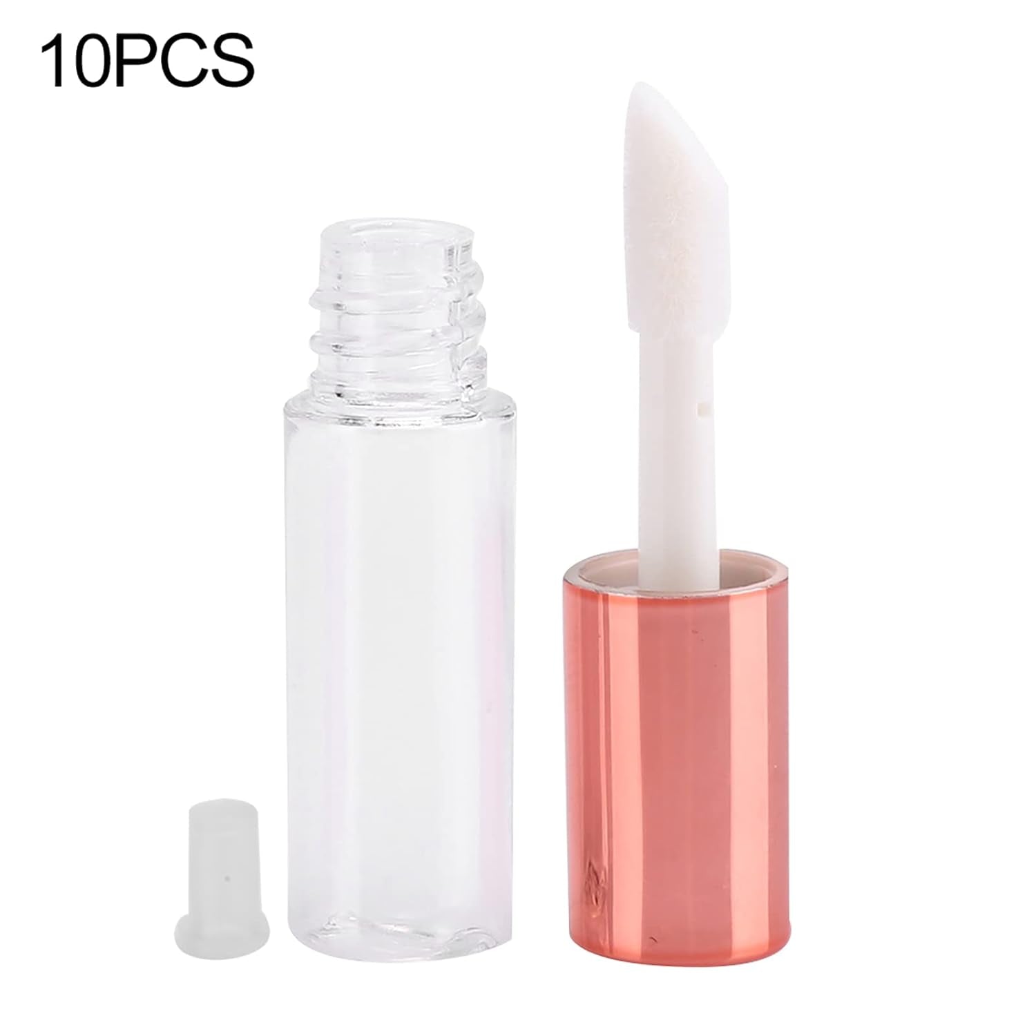10Pcs Empty Lip Gloss Tubes Containers , Lip Gloss Tubes , Empty Lip Gloss Tubes , Clear Mini Refillable Lip Balm Bottles and Transfer Pipettes for Lip Samples Travel Split Charging Personally Constructed Makeup