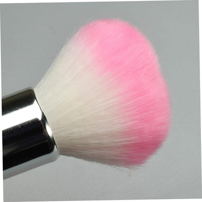 1Pc Portable Makeup Brush Multi-Function Blusher Brush Fluffy Nylon Fiber for Cheek Highlighter