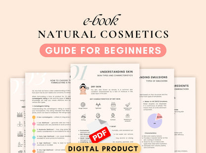 Natural Cosmetics E-Book: DIY Skincare Guide for Beginners (PDF)